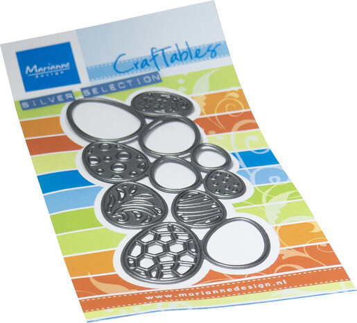 Marianne Design Craftables Punch Die XL Eggs (CR1646) Marianne Design Craftables Punch Die XL Eggs (CR1646)