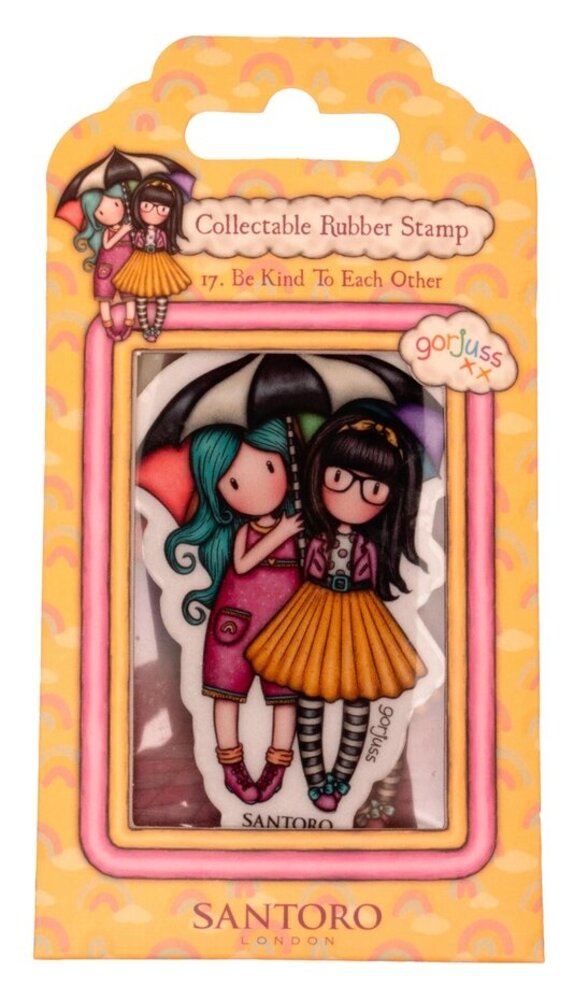 Gorjuss Be Kind To Each Other Mini Rubber Stamps (GOR-BK-STAMP571) Gorjuss Be Kind To Each Other Mini Rubber Stamps (GOR-BK-STAMP571)