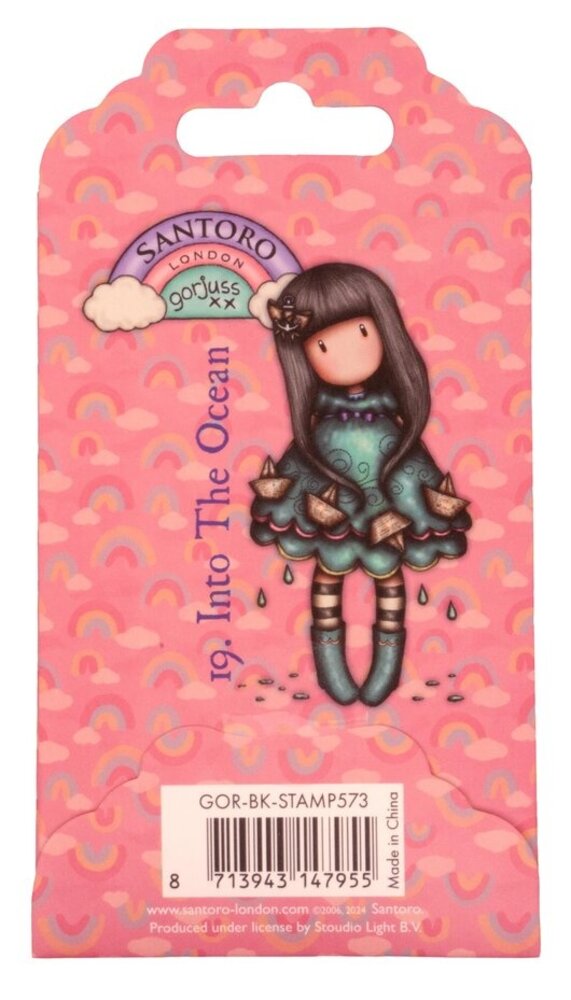 Gorjuss Into The Ocean Mini Rubber Stamps (GOR-BK-STAMP573) Gorjuss Into The Ocean Mini Rubber Stamps (GOR-BK-STAMP573)