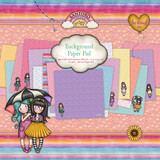 Gorjuss Be Kind 8x8 Inch Background Paper Pad (GOR-BK-PP123)