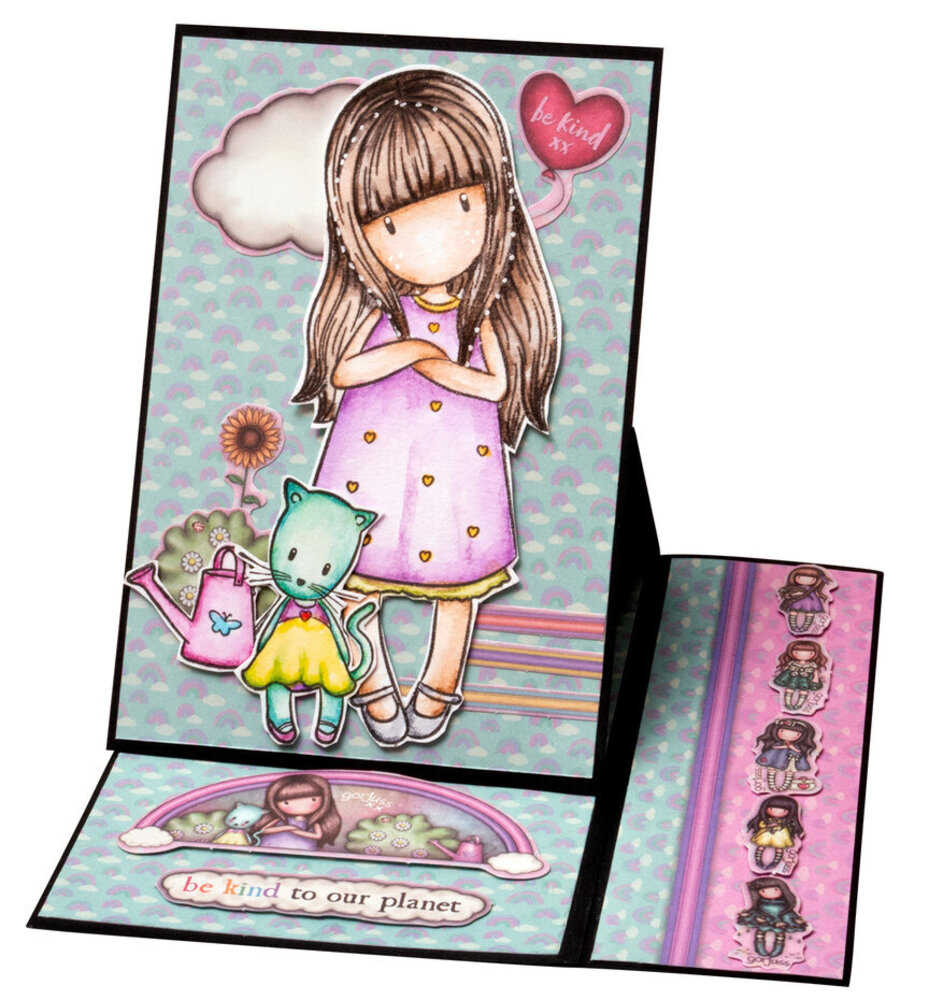 Gorjuss Be Kind 8x8 Inch Background Paper Pad (GOR-BK-PP123) Gorjuss Be Kind 8x8 Inch Background Paper Pad (GOR-BK-PP123)