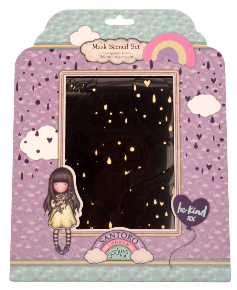 Gorjuss Be Kind Mask Stencil Set (GOR-BK-MASK251) Gorjuss Be Kind Mask Stencil Set (GOR-BK-MASK251)