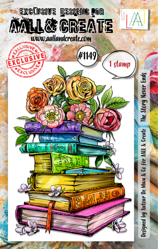 AALL and Create Clear Stamp Set A7 The Story Never Ends (AALL-TP-1149)
