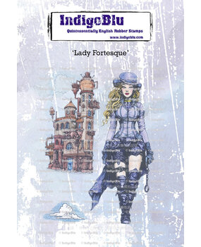 IndigoBlu Lady Fortescue A6 Rubber Stamps (IND1237)