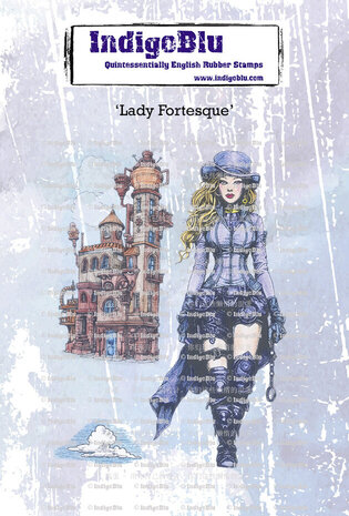 IndigoBlu Lady Fortescue A6 Rubber Stamps (IND1237)