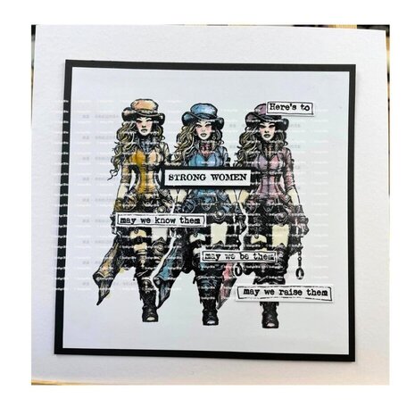 IndigoBlu Lady Fortescue A6 Rubber Stamps (IND1237)
