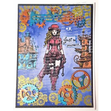 IndigoBlu Lady Fortescue A6 Rubber Stamps (IND1237)