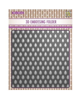 Nellie Snellen 3D Embossing Folder Eggs (EF3D084)