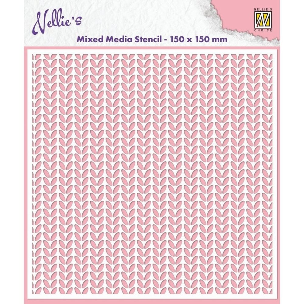 Nellie Snellen Knitting Masking Stencil (MMS4K-059) Nellie Snellen Knitting Masking Stencil (MMS4K-059)