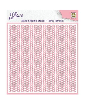 Nellie Snellen Knitting Masking Stencil (MMS4K-059) Nellie Snellen Knitting Masking Stencil (MMS4K-059)