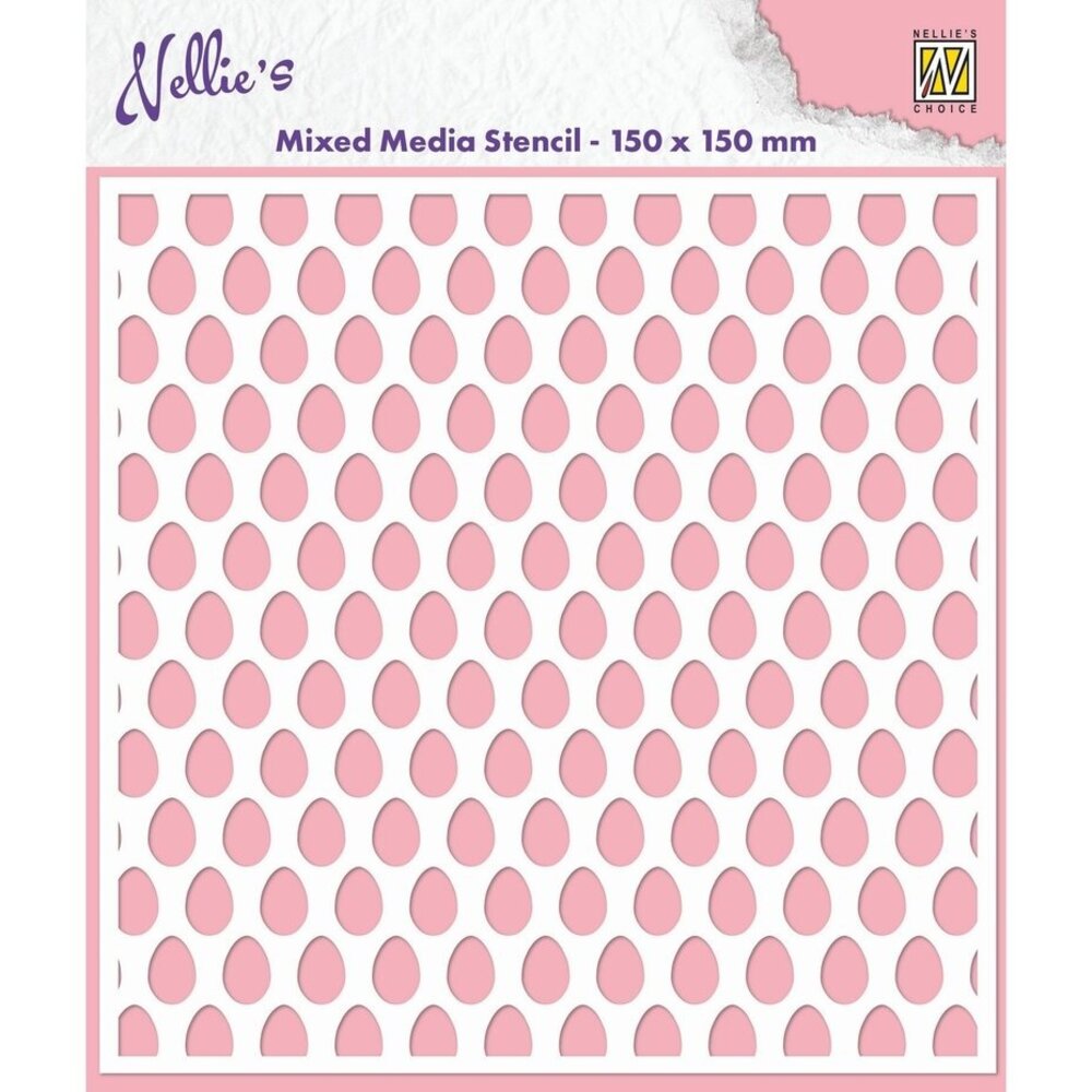 Nellie Snellen Eggs Masking Stencil (MMS4K-061) Nellie Snellen Eggs Masking Stencil (MMS4K-061)