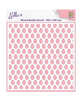 Nellie Snellen Eggs Masking Stencil (MMS4K-061) Nellie Snellen Eggs Masking Stencil (MMS4K-061)