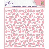 Nellie Snellen Bunny's Carrots Masking Stencil (MMS4K-062)