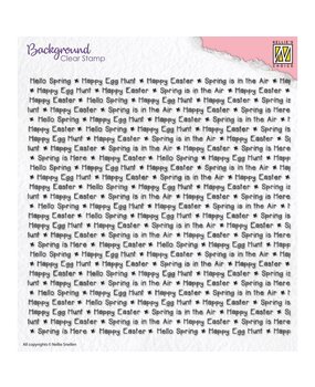 Nellie Snellen Background Clear Stamp Happy Easter (NSCS002) Nellie Snellen Background Clear Stamp Happy Easter (NSCS002)