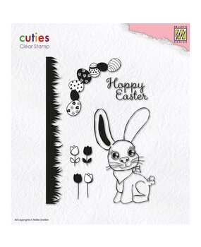 Nellie Snellen Clear Stamp Hoppy Easter (NSCS006)* Nellie Snellen Clear Stamp Hoppy Easter (NSCS006)*