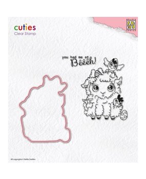 Nellie Snellen Clear Stamps & Die Sheep (CDCS001)* Nellie Snellen Clear Stamps & Die Sheep (CDCS001)*