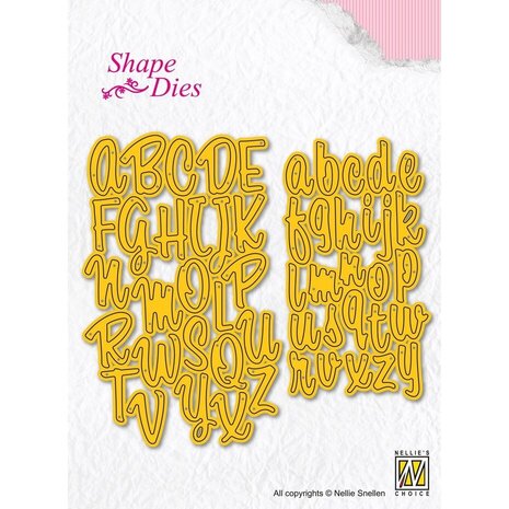 Nellie Snellen Shape Dies Alphabet (SD305) Nellie Snellen Shape Dies Alphabet (SD305)