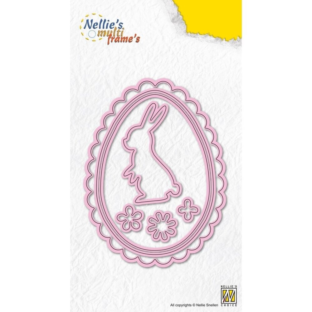 Nellie Snellen Multi Frame Dies Easter Bunny Egg (MFD159) Nellie Snellen Multi Frame Dies Easter Bunny Egg (MFD159)