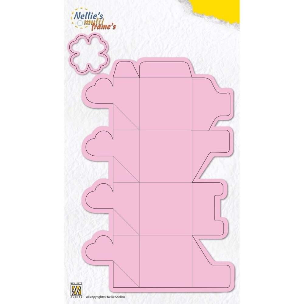 Nellie Snellen Multi Frame Dies Wrapping Box Clover (MFD160) Nellie Snellen Multi Frame Dies Wrapping Box Clover (MFD160)