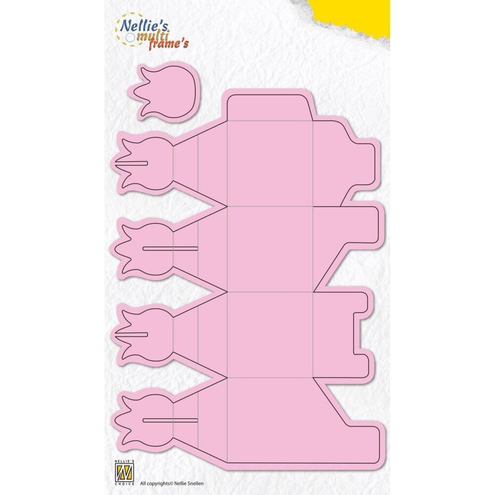 Nellie Snellen Multi Frame Dies Wrapping Box Tulip (MFD161) Nellie Snellen Multi Frame Dies Wrapping Box Tulip (MFD161)