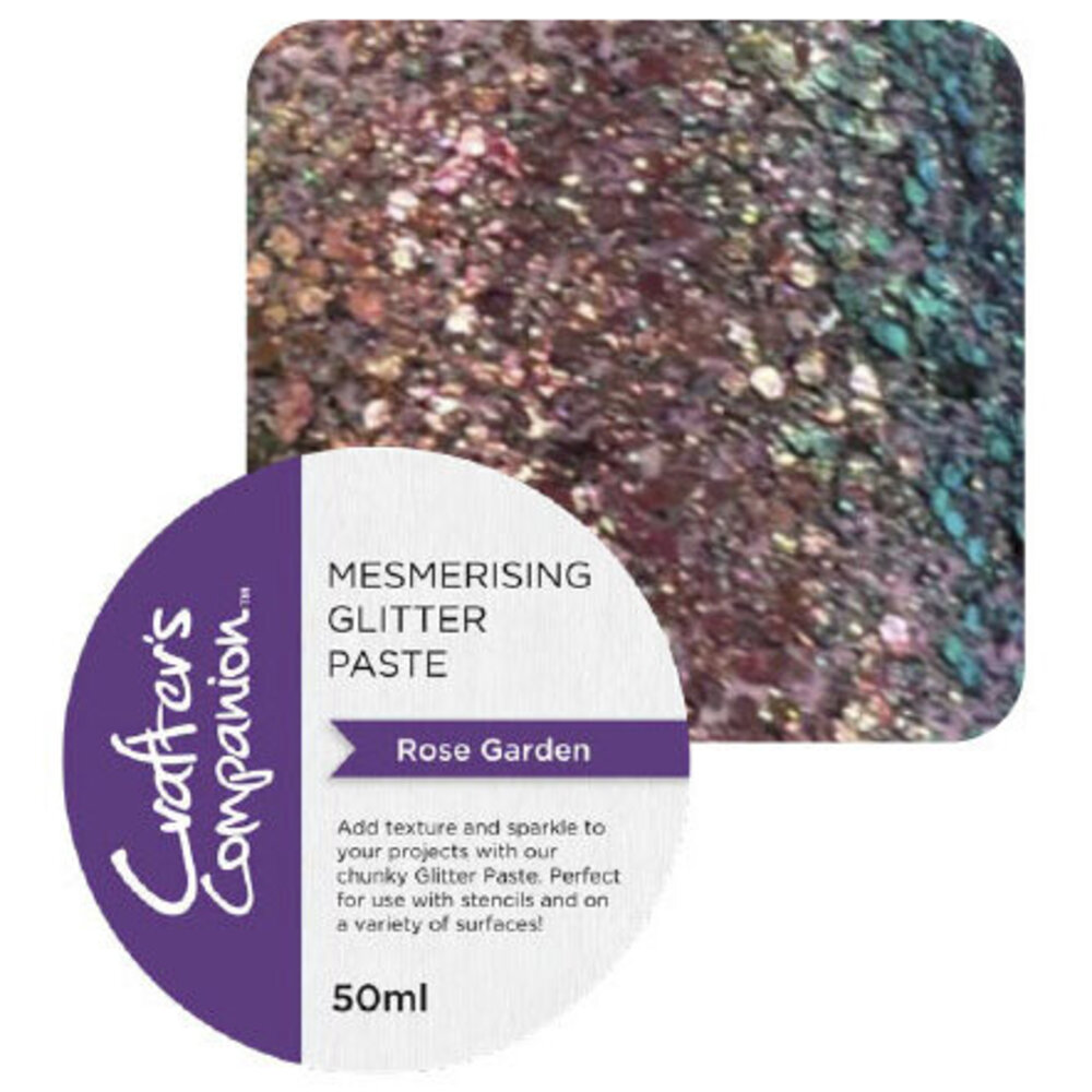 Crafter's Companion Mesmerising Glitter Paste Rose Garden (CC-MME-CHGLP-ROGA)