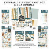 Echo Park Special Delivery Baby Boy 12x12 Inch Mega Bundle (SDB353050)