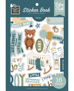 Echo Park Special Delivery Baby Boy Sticker Book (SDB353029) Echo Park Special Delivery Baby Boy Sticker Book (SDB353029)