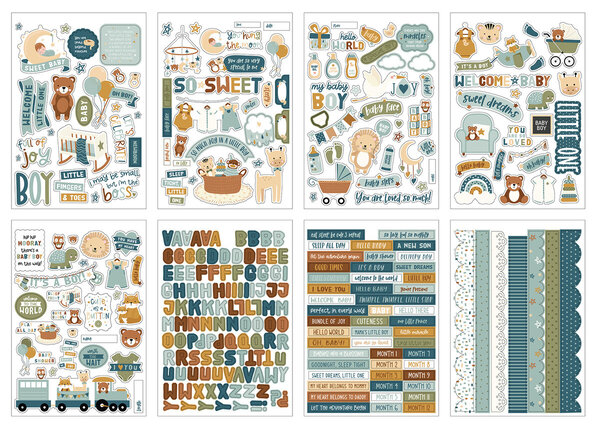 Echo Park Special Delivery Baby Boy Sticker Book (SDB353029) Echo Park Special Delivery Baby Boy Sticker Book (SDB353029)