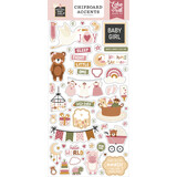 Echo Park Special Delivery Baby Girl 6x13 Inch Chipboard Accents (SDG354021)