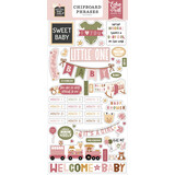 Echo Park Special Delivery Baby Girl 6x13 Inch Chipboard Phrases (SDG354022)