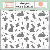 Carta Bella Here Comes Easter Every Bunny Welcome Stencil (CBHCE351034)