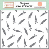 Carta Bella Here Comes Easter Bunny Treats Stencil (CBHCE351036)