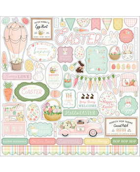 Carta Bella Here Comes Easter 12x12 Inch Element Sticker (CBHCE351014) Carta Bella Here Comes Easter 12x12 Inch Element Sticker (CBHCE351014)