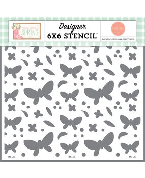 Carta Bella Here Comes Spring Friendly Butterfly Skies Stencil (CBHCS352034) Carta Bella Here Comes Spring Friendly Butterfly Skies Stencil (CBHCS352034)
