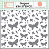 Carta Bella Here Comes Spring Friendly Butterfly Skies Stencil (CBHCS352034) Carta Bella Here Comes Spring Friendly Butterfly Skies Stencil (CBHCS352034)