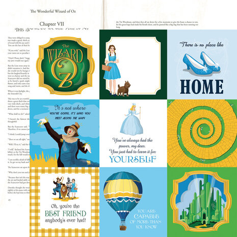 Carta Bella Wizard Of Oz 12x12 Inch Collection Kit (CBWO356016) Carta Bella Wizard Of Oz 12x12 Inch Collection Kit (CBWO356016)