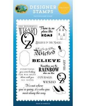 Carta Bella Wizard Of Oz No Place Like Home Clear Stamps (CBWO356040) Carta Bella Wizard Of Oz No Place Like Home Clear Stamps (CBWO356040)