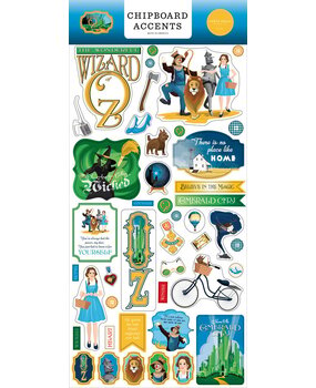 Carta Bella Wizard Of Oz 6x13 Inch Chipboard Accents (CBWO356021)