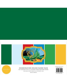 Carta Bella Wizard Of Oz 12x12 Inch Coordinating Solids Paper Pack (CBWO356015)