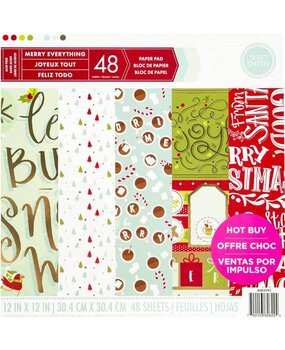 Craft Smith Merry Everything 12x12 Inch Paper Pad (MSE2193)