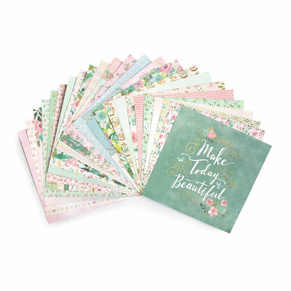 Craft Smith Spring Posies 12x12 Inch Paper Pad (MPP0425) Craft Smith Spring Posies 12x12 Inch Paper Pad (MPP0425)
