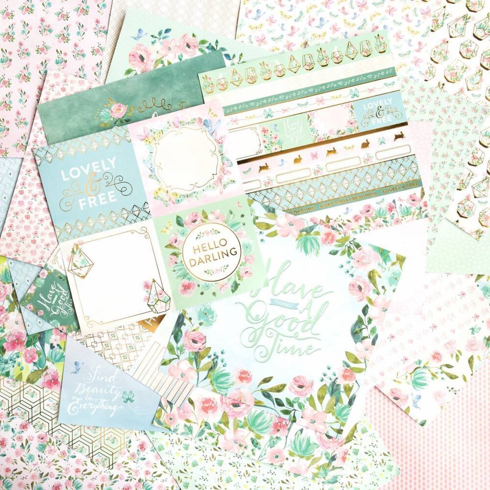 Craft Smith Spring Posies 12x12 Inch Paper Pad (MPP0425) Craft Smith Spring Posies 12x12 Inch Paper Pad (MPP0425)