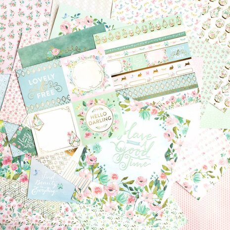 Craft Smith Spring Posies 12x12 Inch Paper Pad (MPP0425) Craft Smith Spring Posies 12x12 Inch Paper Pad (MPP0425)