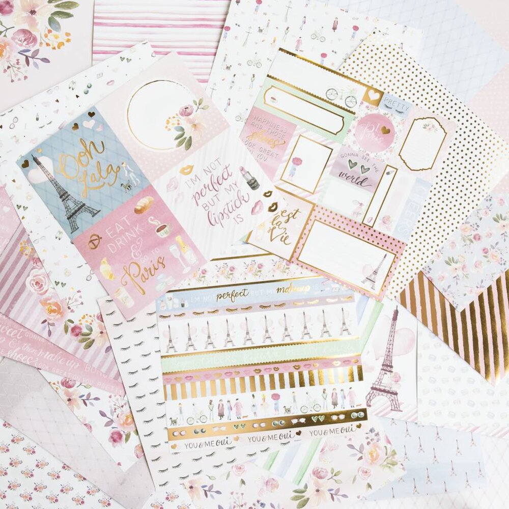 Craft Smith Parisian Lane 12x12 Inch Paper Pad (MPP0429) Craft Smith Parisian Lane 12x12 Inch Paper Pad (MPP0429)