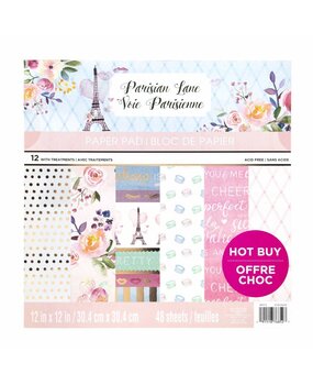 Craft Smith Parisian Lane 12x12 Inch Paper Pad (MPP0429) Craft Smith Parisian Lane 12x12 Inch Paper Pad (MPP0429)