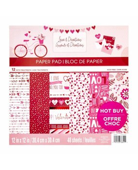 Craft Smith Love & Devotion 12x12 Inch Paper Pad (MPP0421) Craft Smith Love & Devotion 12x12 Inch Paper Pad (MPP0421)