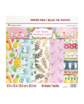 Craft Smith Hot Tropic 12x12 Inch Paper Pad (MPP0441) Craft Smith Hot Tropic 12x12 Inch Paper Pad (MPP0441)