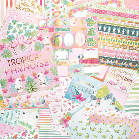 Craft Smith Hot Tropic 12x12 Inch Paper Pad (MPP0441) Craft Smith Hot Tropic 12x12 Inch Paper Pad (MPP0441)