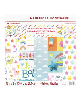 Craft Smith Playground Friends 12x12 Inch Paper Pads (MPP0443) Craft Smith Playground Friends 12x12 Inch Paper Pads (MPP0443)