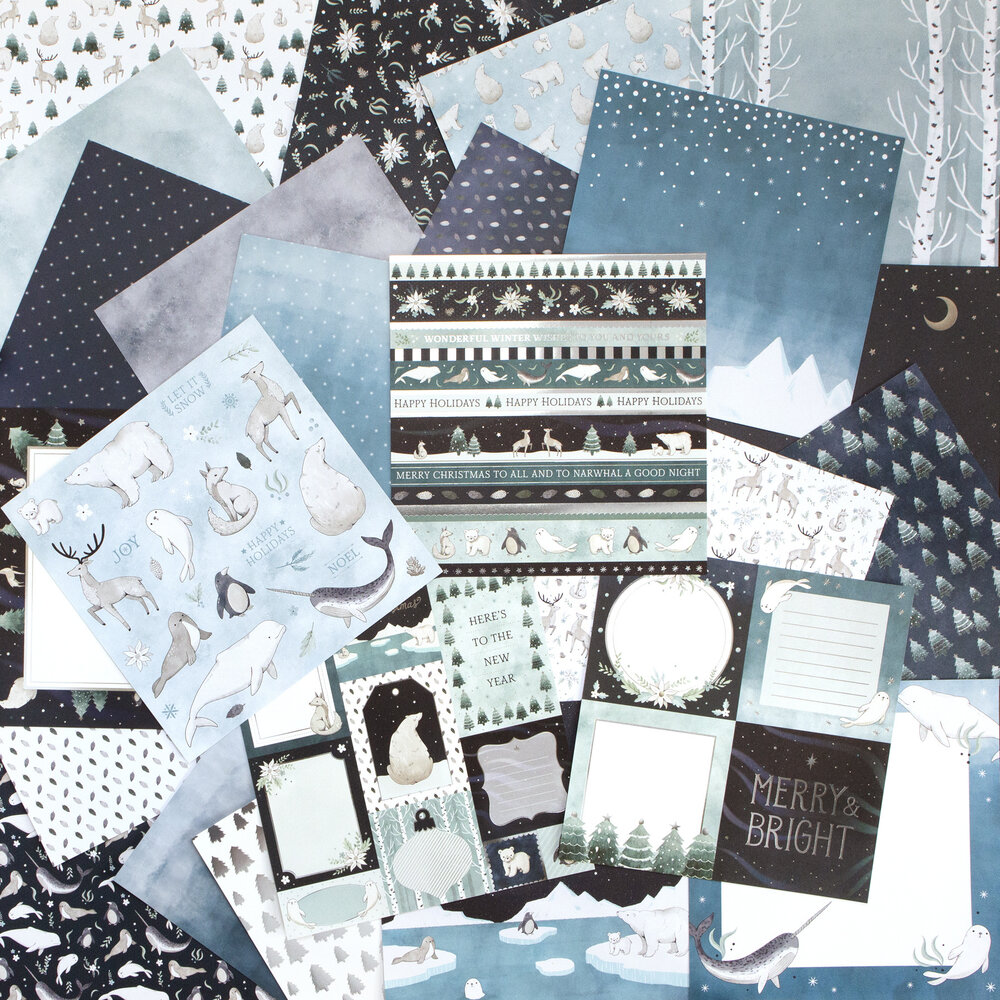 Craft Smith Winter Dream 12x12 Inch Paper Pad (MSE4852) Craft Smith Winter Dream 12x12 Inch Paper Pad (MSE4852)